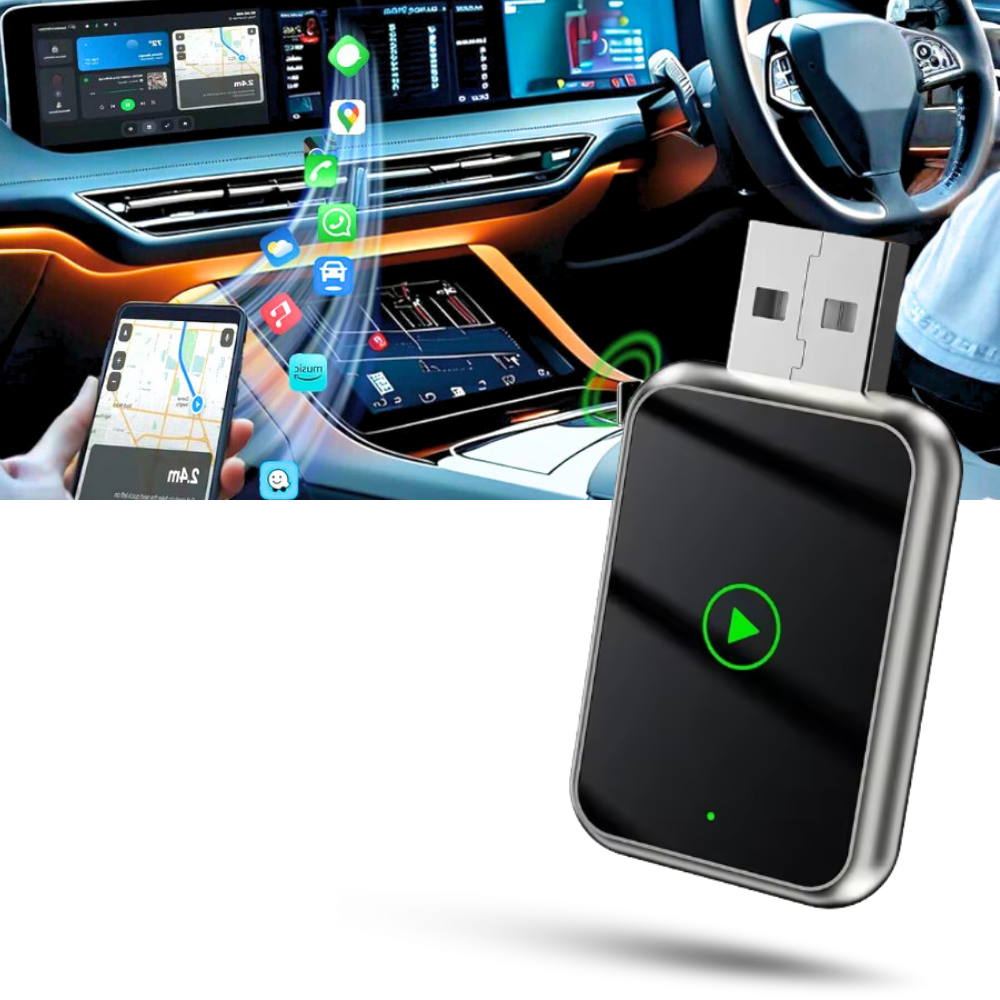 Carplay inalámbrico funcional y práctico - Ozerty