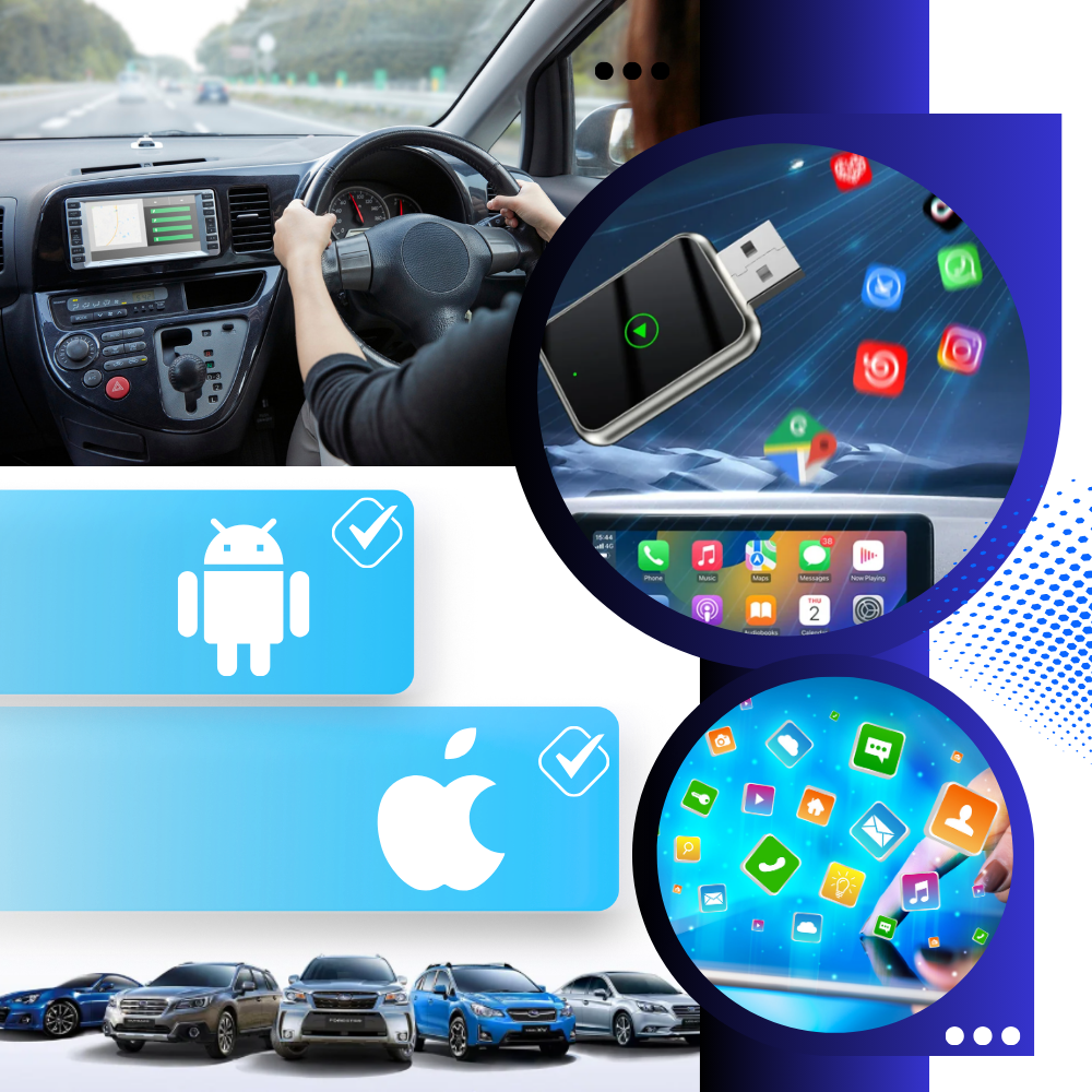 Carplay inalámbrico funcional y práctico - Ozerty