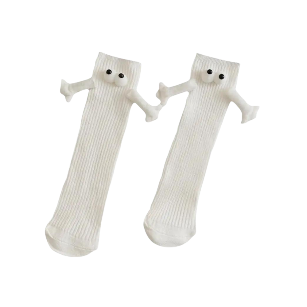 Calcetines con manitas magnéticas

 -Blanco/Talla única - Ozerty