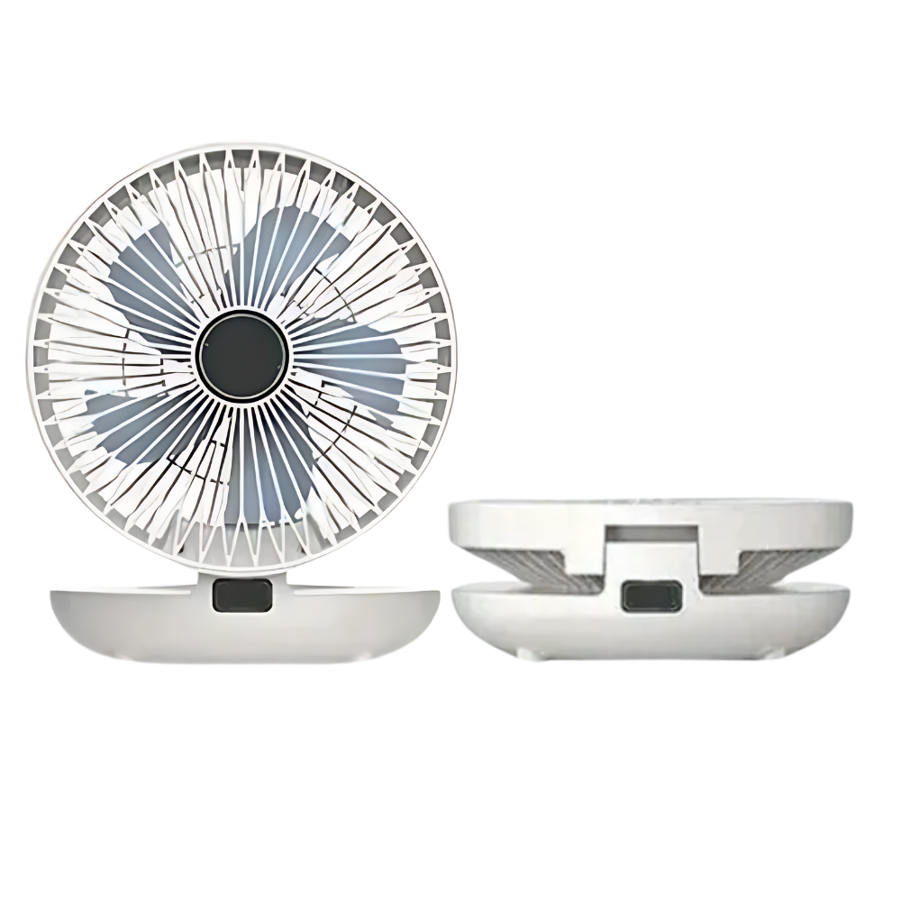 Ventilador portátil con flujo de aire suave

 -Blanco - Ozerty