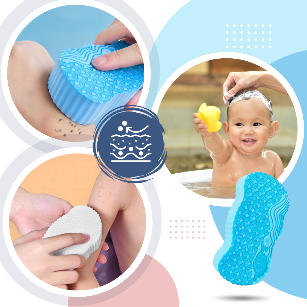 Esponja de baño sueva y exfoliante  - Ozerty
