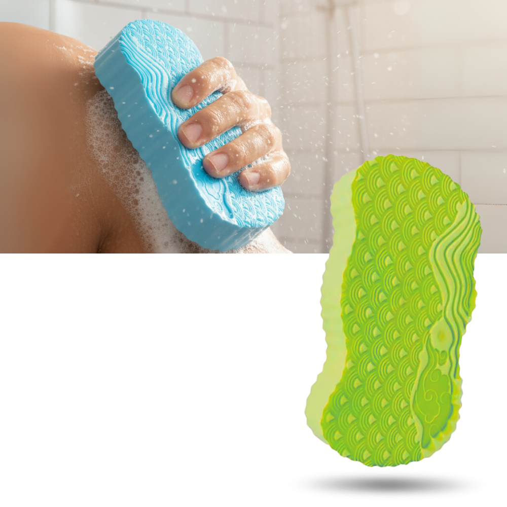 Esponja de baño sueva y exfoliante  - Ozerty