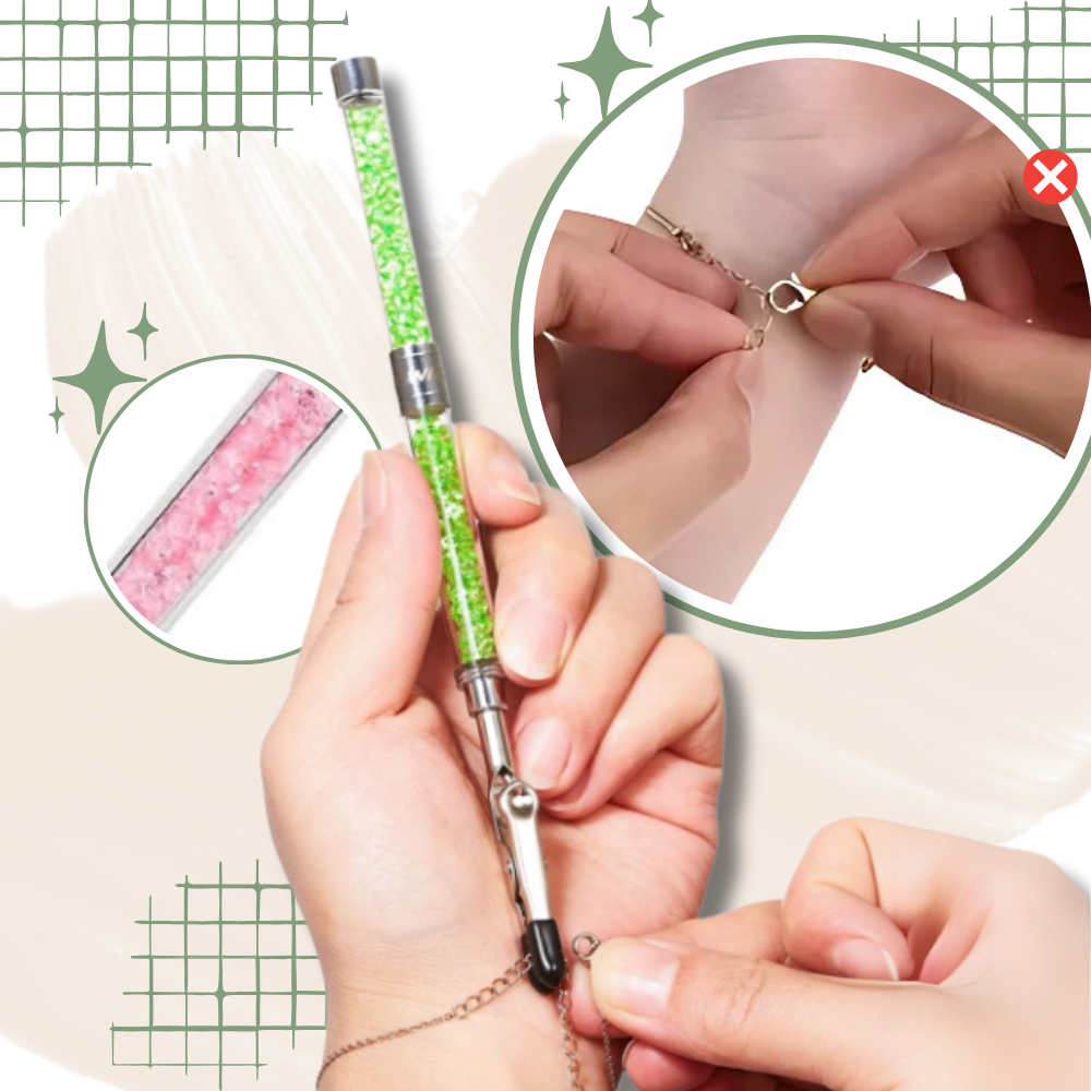 Herramienta de ayuda para sujeción de pulseras - Ozerty