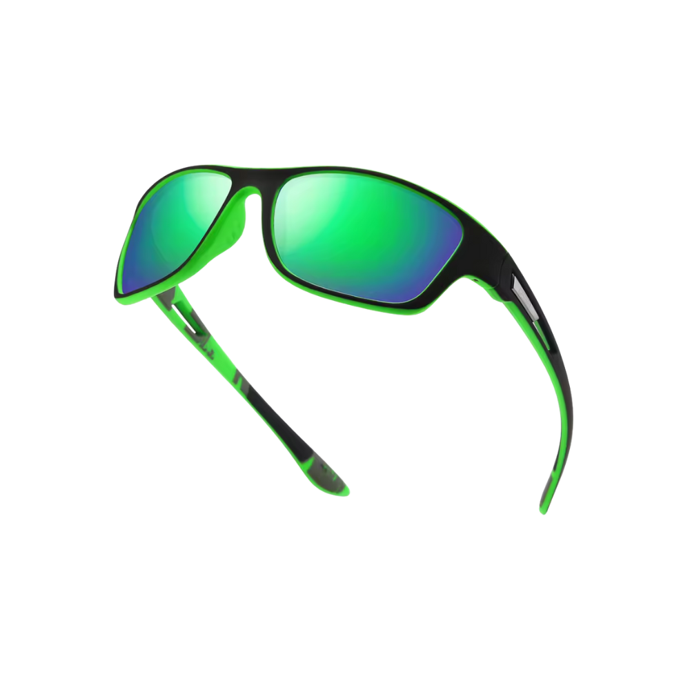Gafas de sol antideslumbramiento -Negro y verde - Ozerty