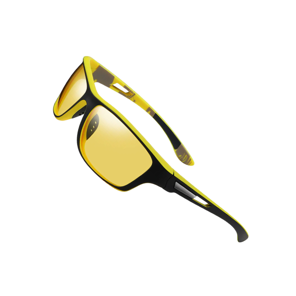 Gafas de sol antideslumbramiento -Negro y amarillo - Ozerty