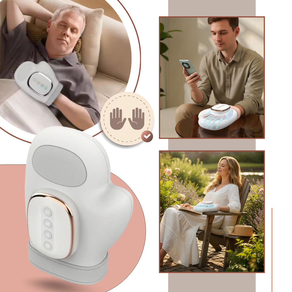 Guante de masaje por compresión térmica - Ozerty