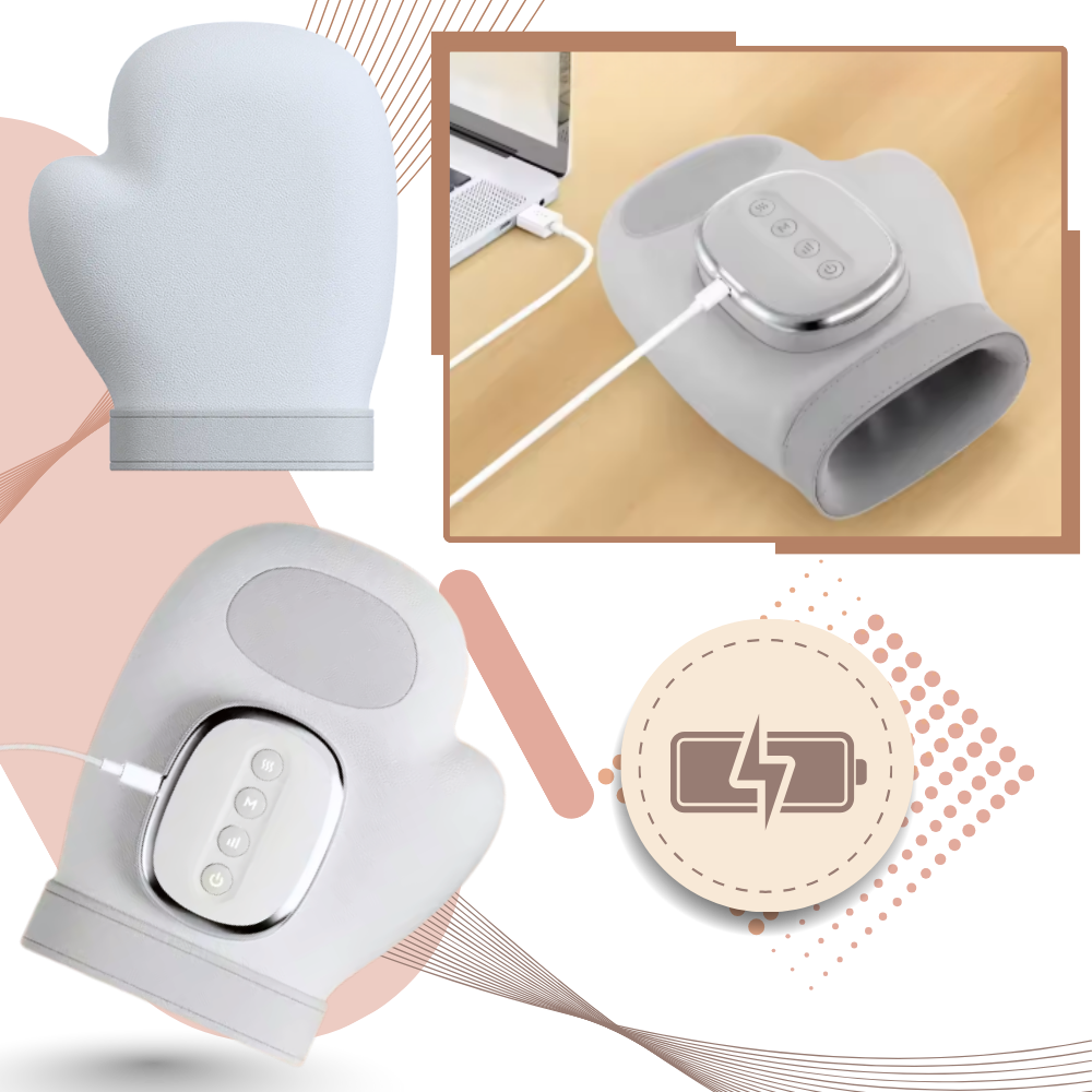 Guante de masaje por compresión térmica - Ozerty