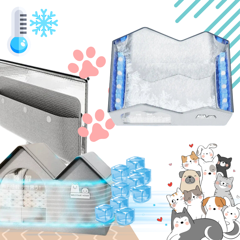 Casa para gatos con aislamiento término y refrigeración

 - Ozerty