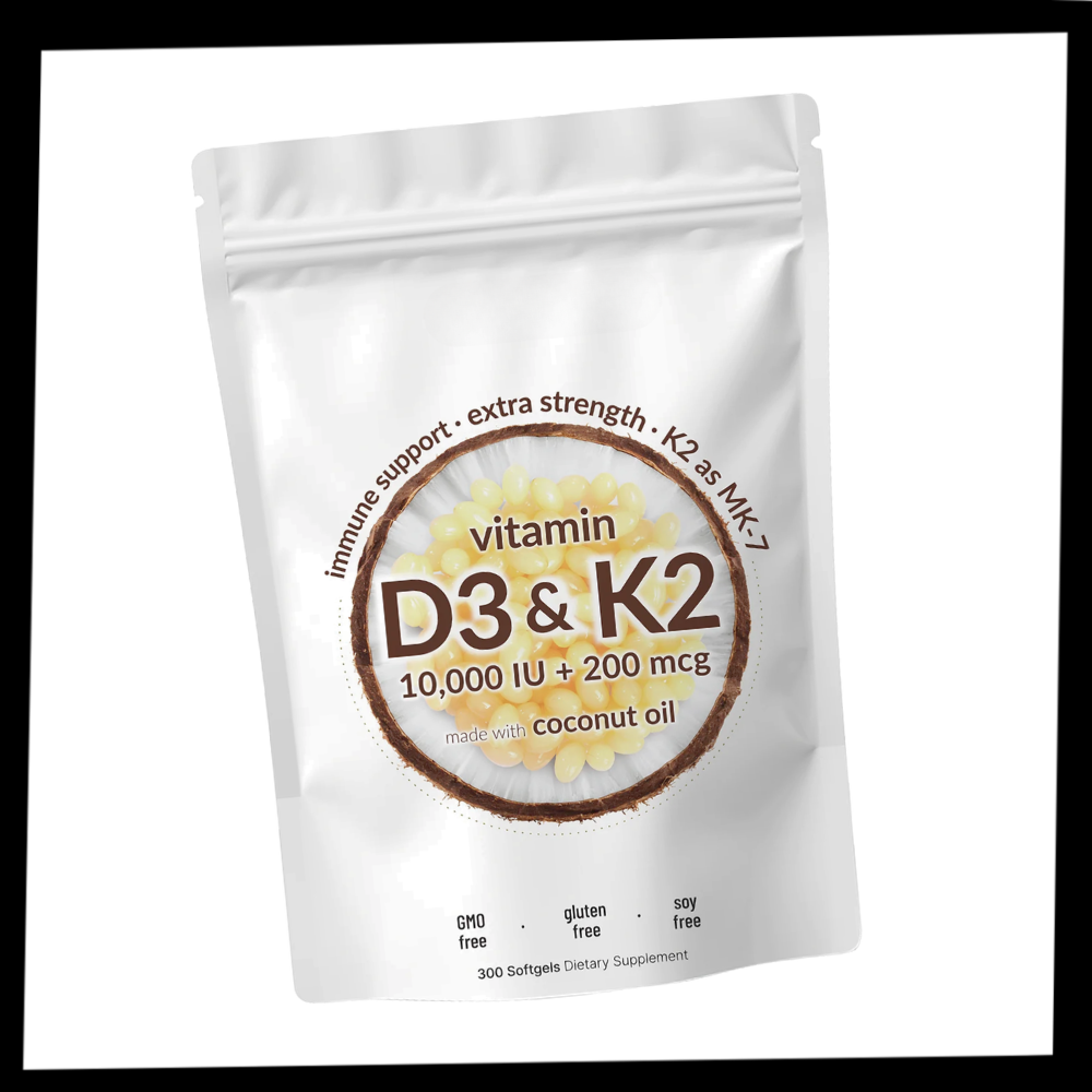 Cápsulas blandas de alta potencia D3 y K2 - Ozerty