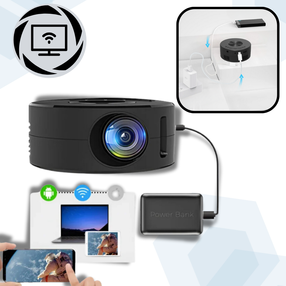 Miniproyector de cine de alta resolución

 - Ozerty