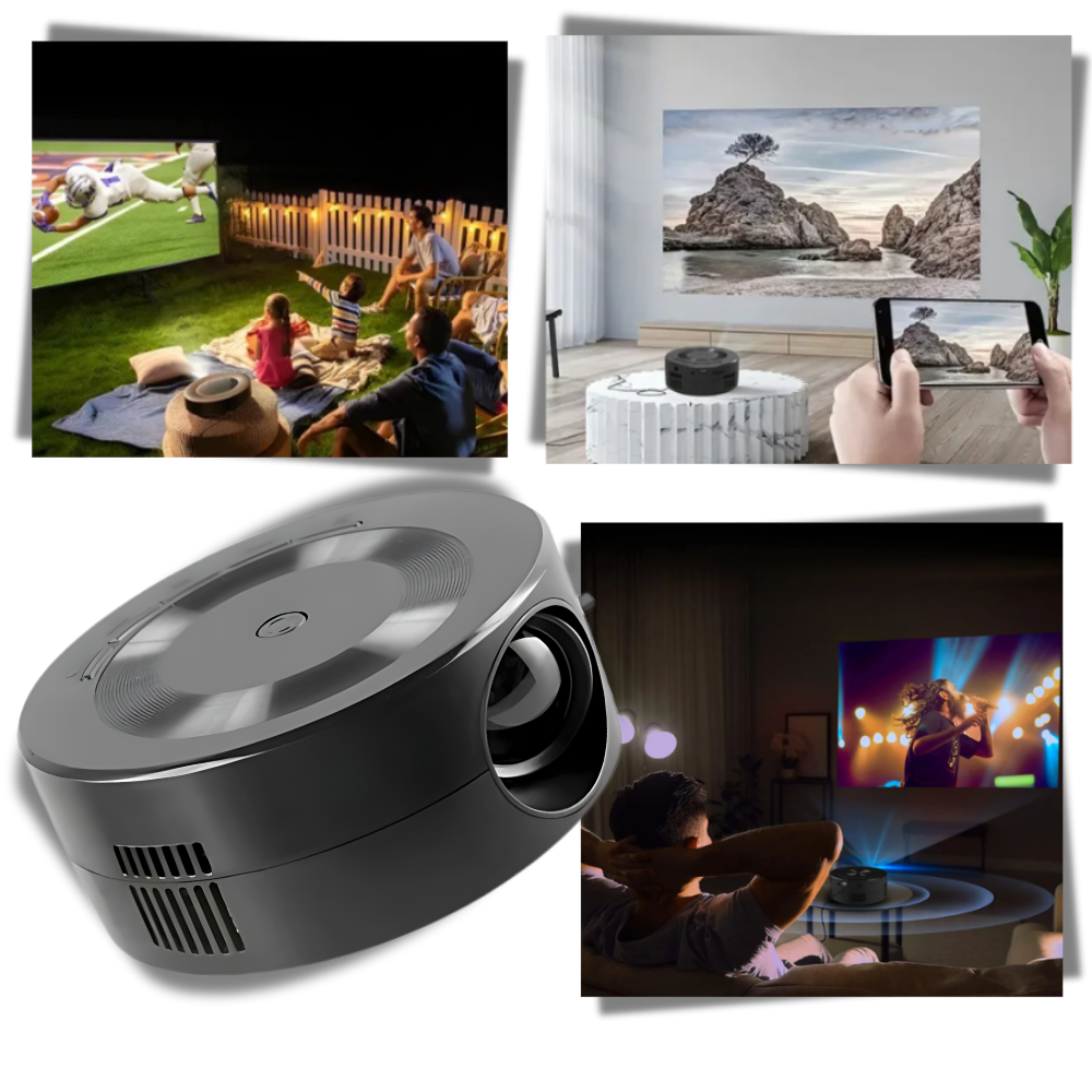 Miniproyector de cine de alta resolución

 - Ozerty