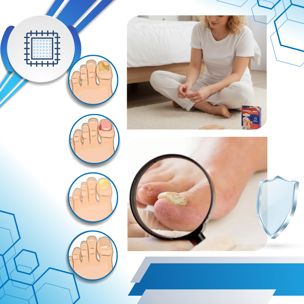 Parches hidratantes de hidrogel para uñas - Ozerty