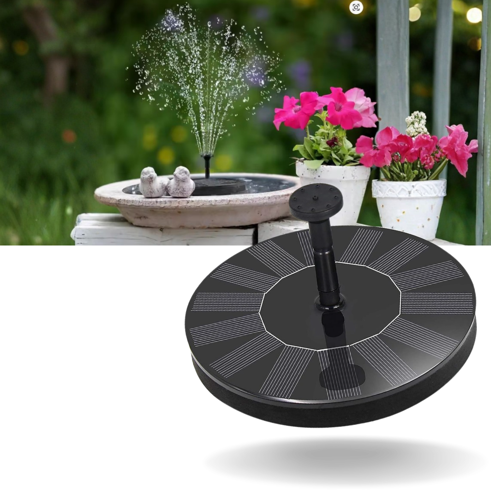 Fuente solar flotante Instant Charm Garden - Ozerty