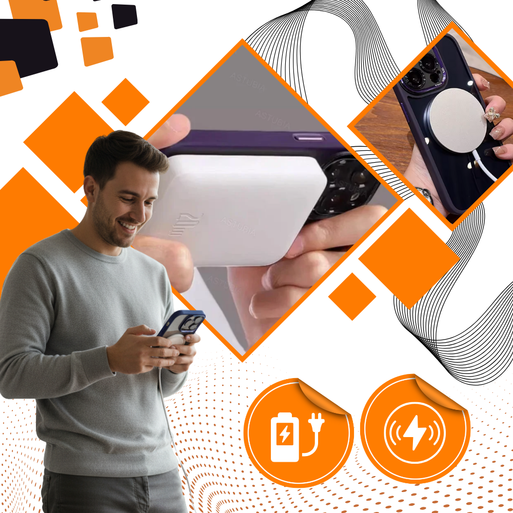 Funda magnética a prueba de golpes para iPhone - Ozerty