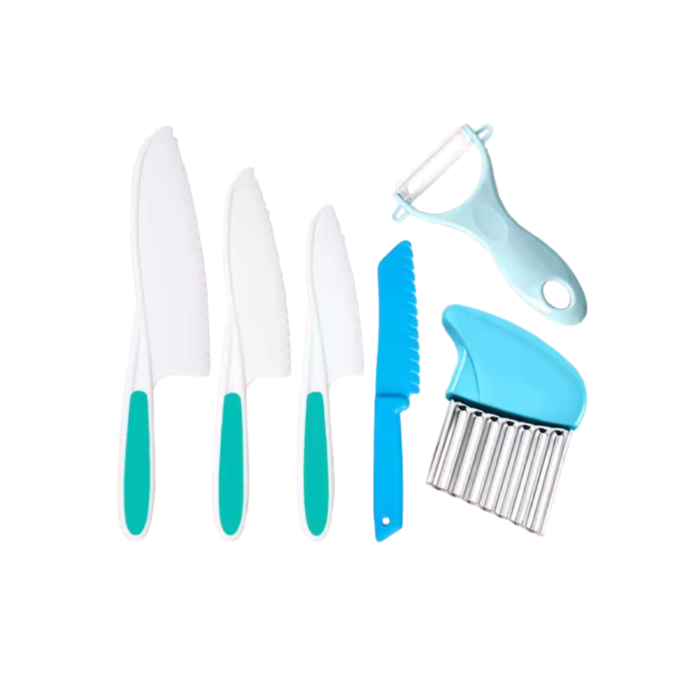 Juego de cocina para niños -Azul - Ozerty