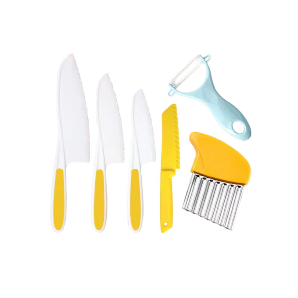 Juego de cocina para niños -Amarillo - Ozerty