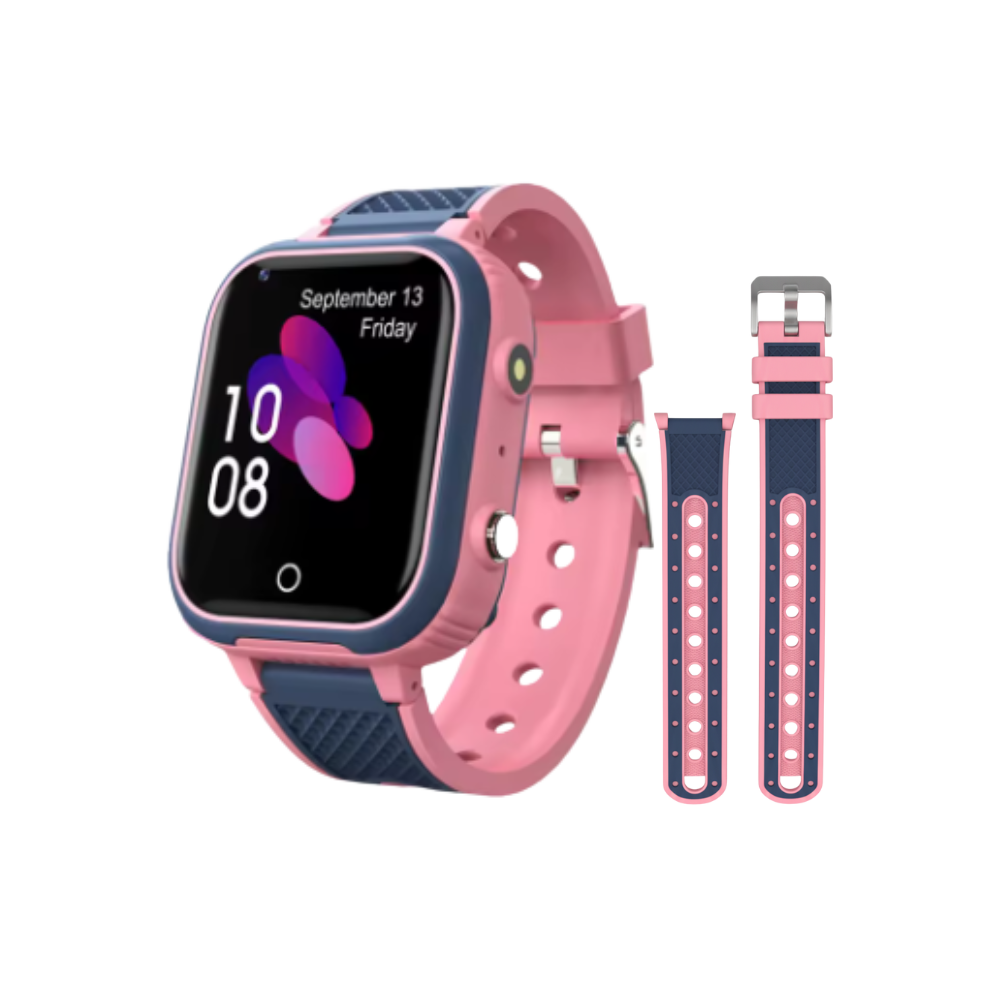 Reloj inteligente con supervisión para niños -Rosa - Ozerty