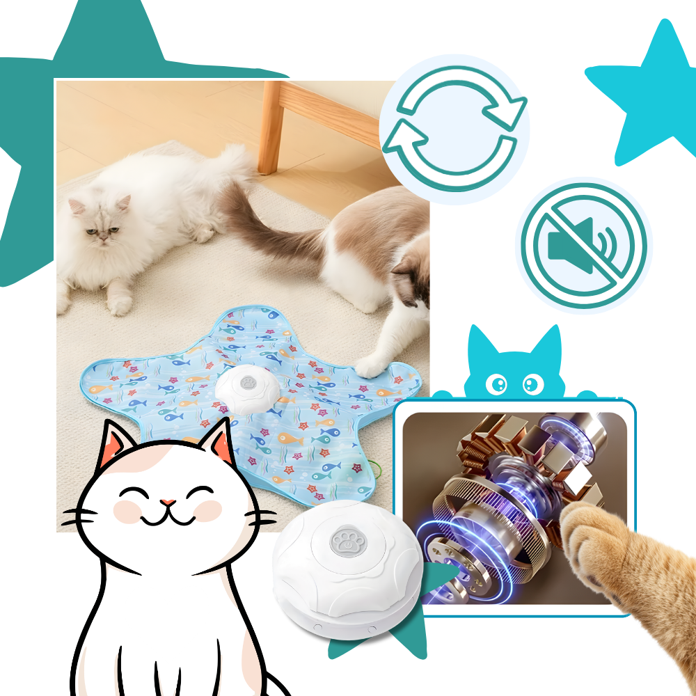 Juguete de plumas para la dentición de gatitos - Ozerty