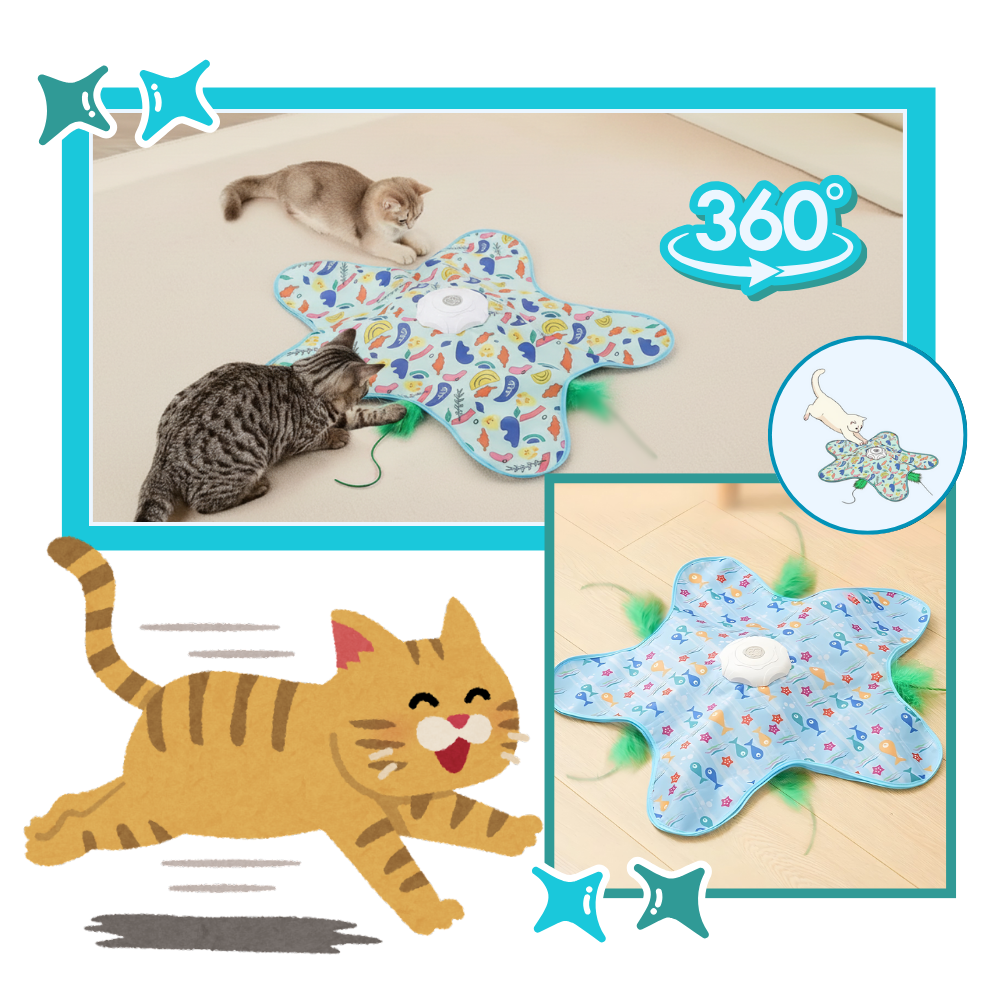 Juguete de plumas para la dentición de gatitos - Ozerty