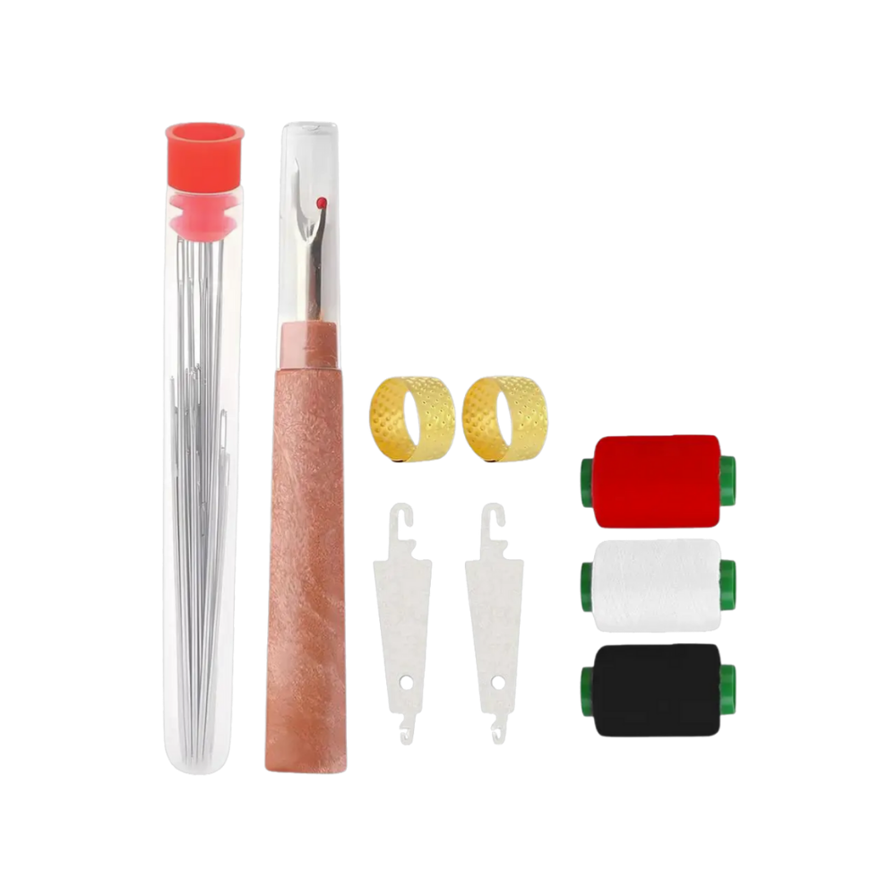 Kit de agujas de bordar de ojo grande -34 piezas - Ozerty