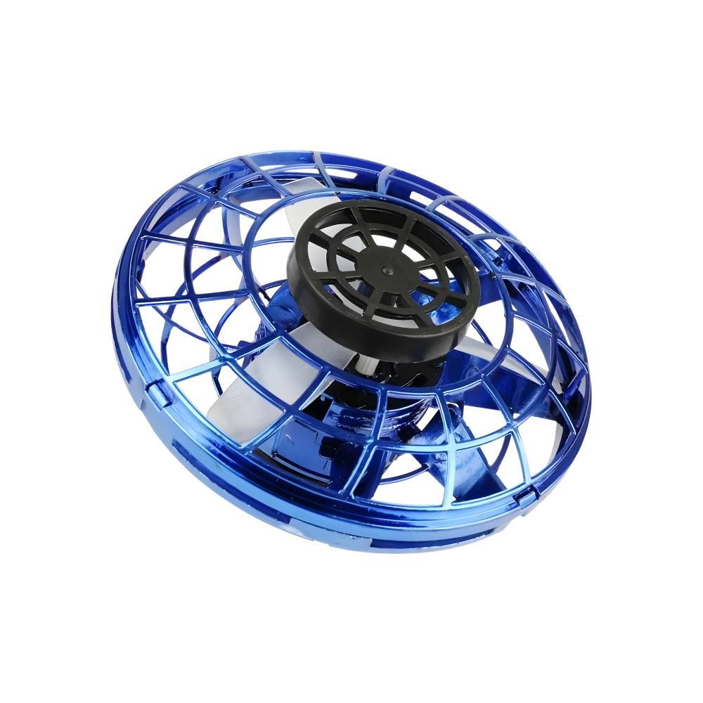 Lanza el divertido mini dron giratorio UFO -Azul - Ozerty
