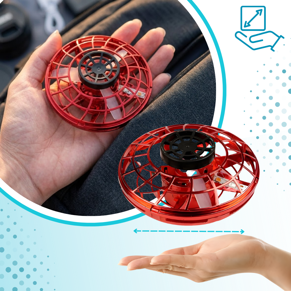 Lanza el divertido mini dron giratorio UFO - Ozerty