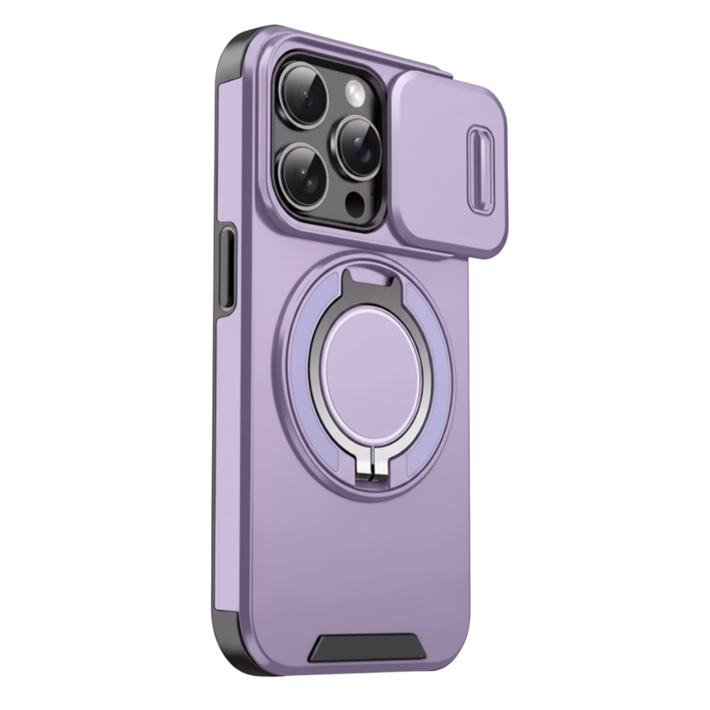 Funda magnética para iPhone -Morado - Ozerty