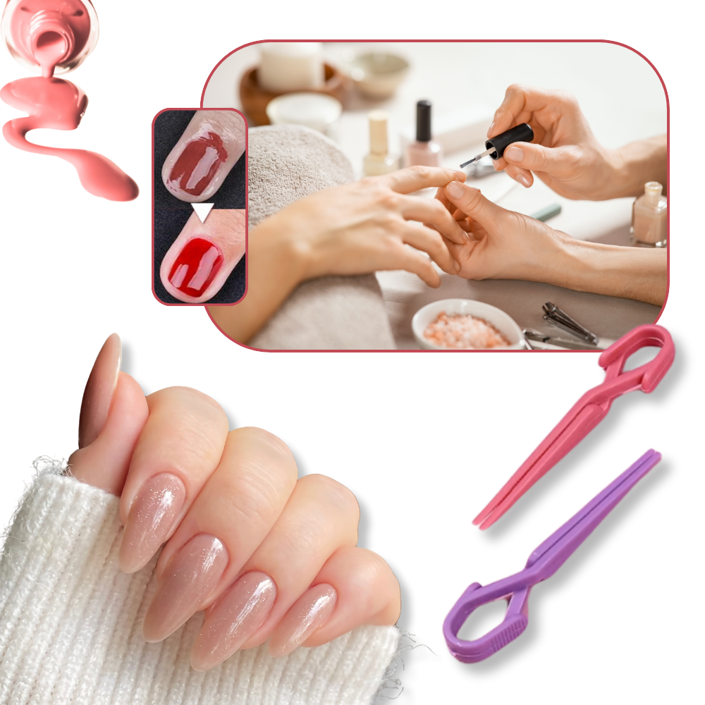 Clip protector de dedos para manicura - Ozerty