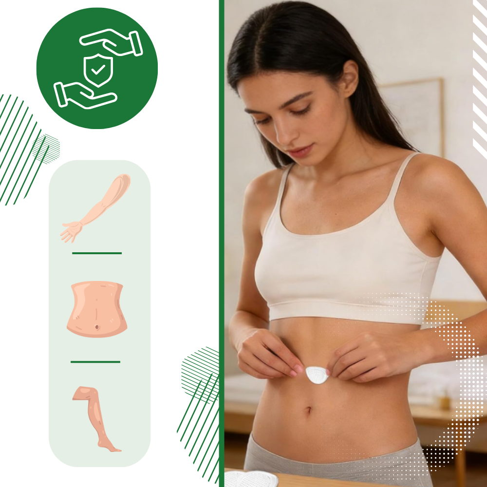 Parches de moringa con microagujas - Ozerty