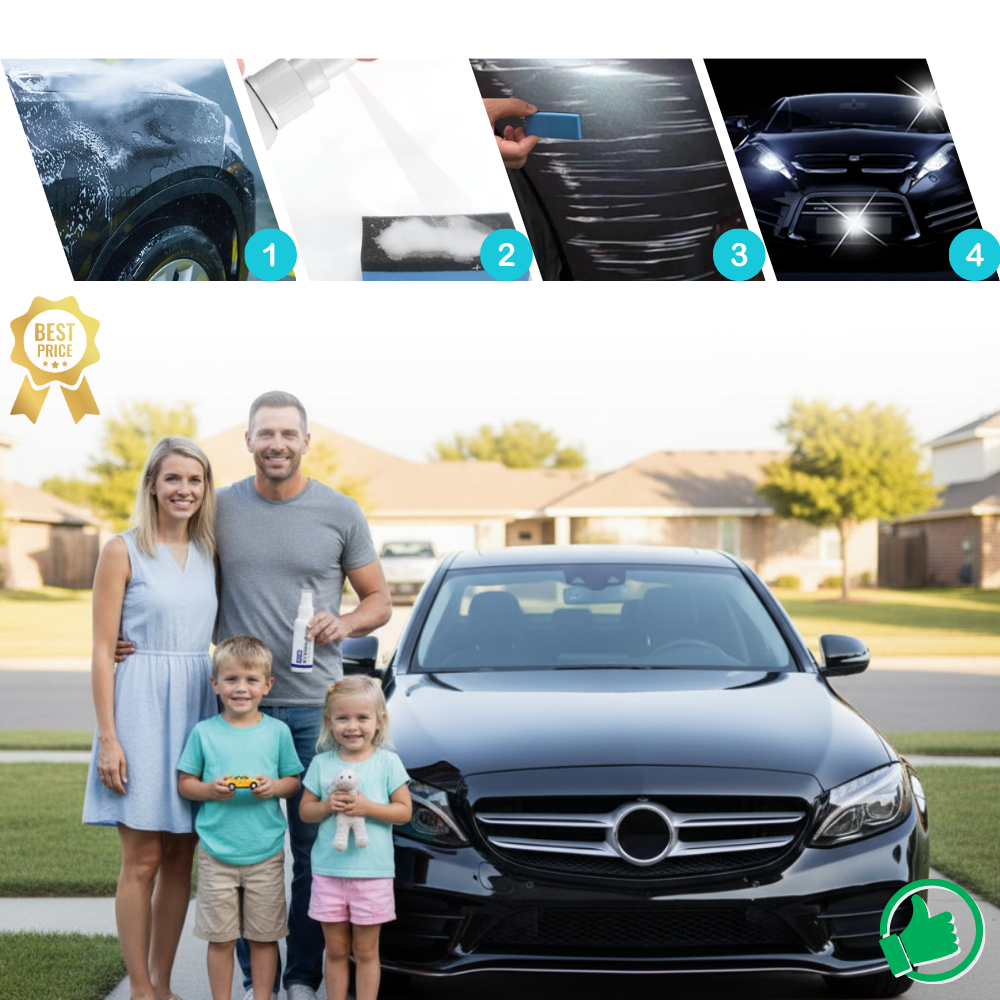 Reparador de pequeños arañazos con cera para coches - Ozerty