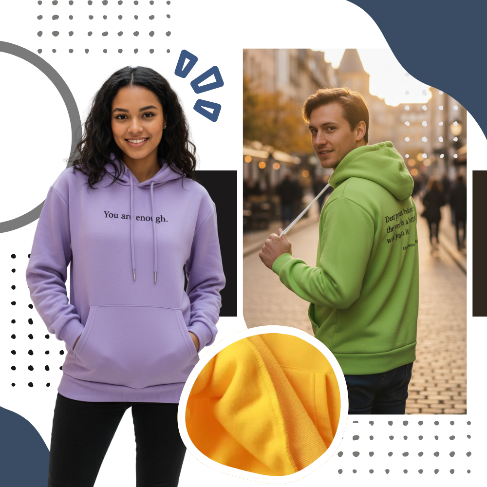 Sudadera holgada con capucha para mujeres  - Ozerty
