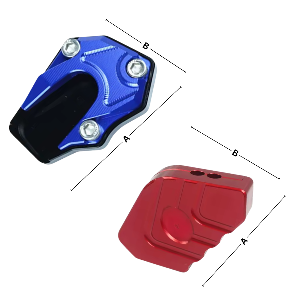 Soporte pata de cabra de aleación para motocicleta - Ozerty