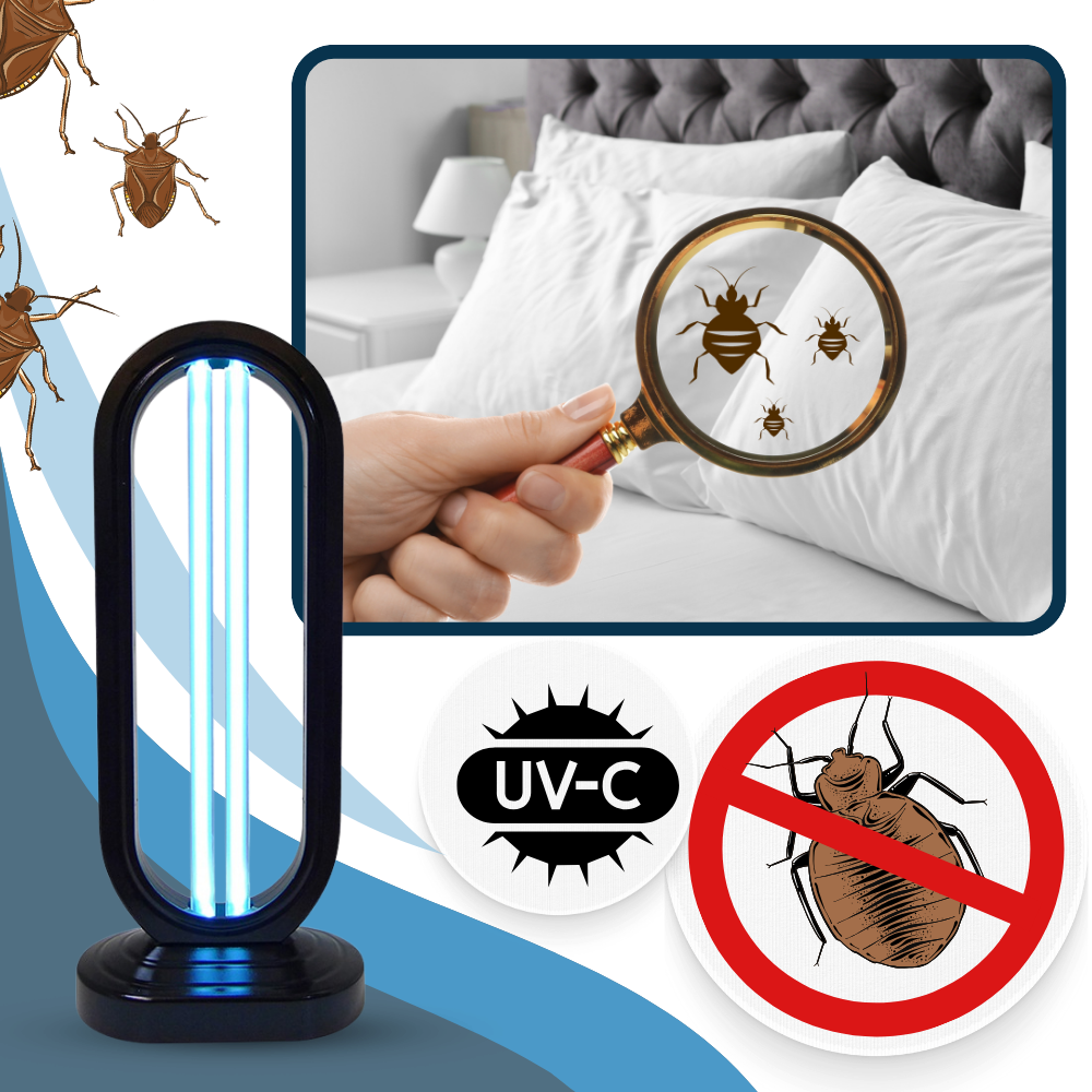 Lámpara desinfectante UV para múltiples superficies - Ozerty