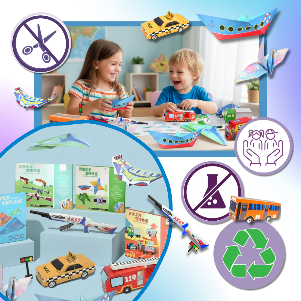 Libro de origami multitemático - Ozerty