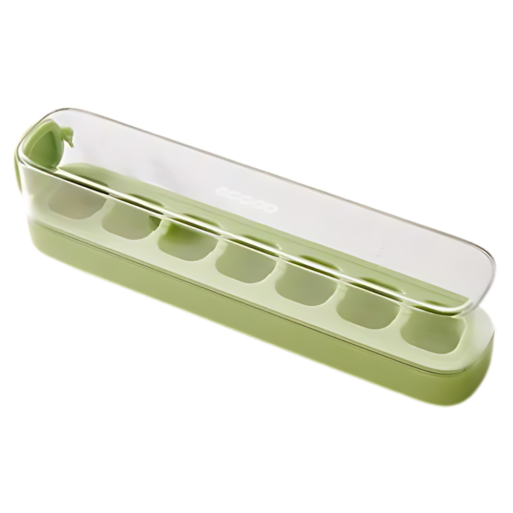 Cubitera antiadherente de silicona

 -Verde/7 huecos - Ozerty