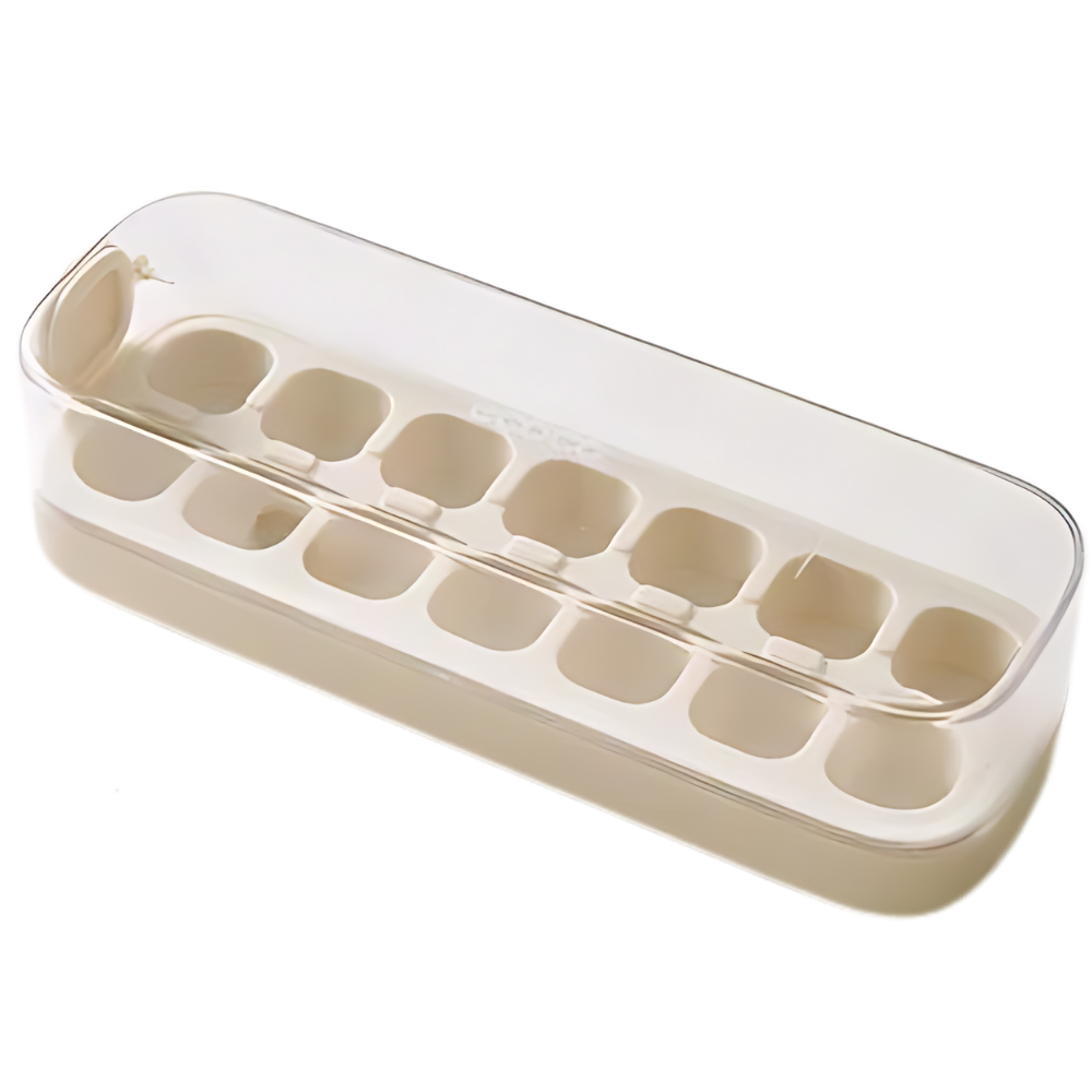 Cubitera antiadherente de silicona

 -Blanco/14 huecos - Ozerty