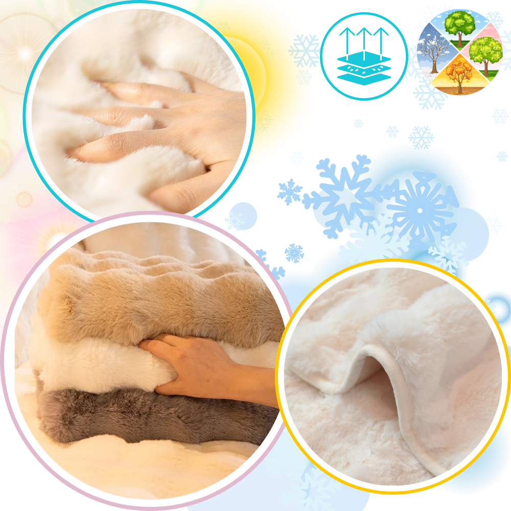 Fundas de felpa antideslizantes y cómodas para sofás - Ozerty