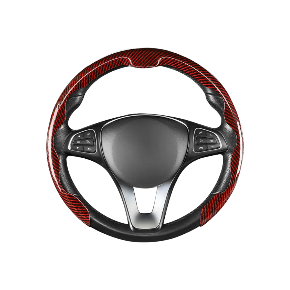 Funda antideslizante para volante -Rojo - Ozerty