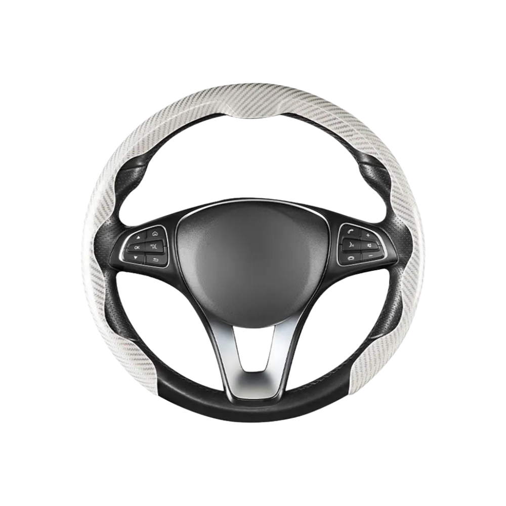 Funda antideslizante para volante -Blanco - Ozerty