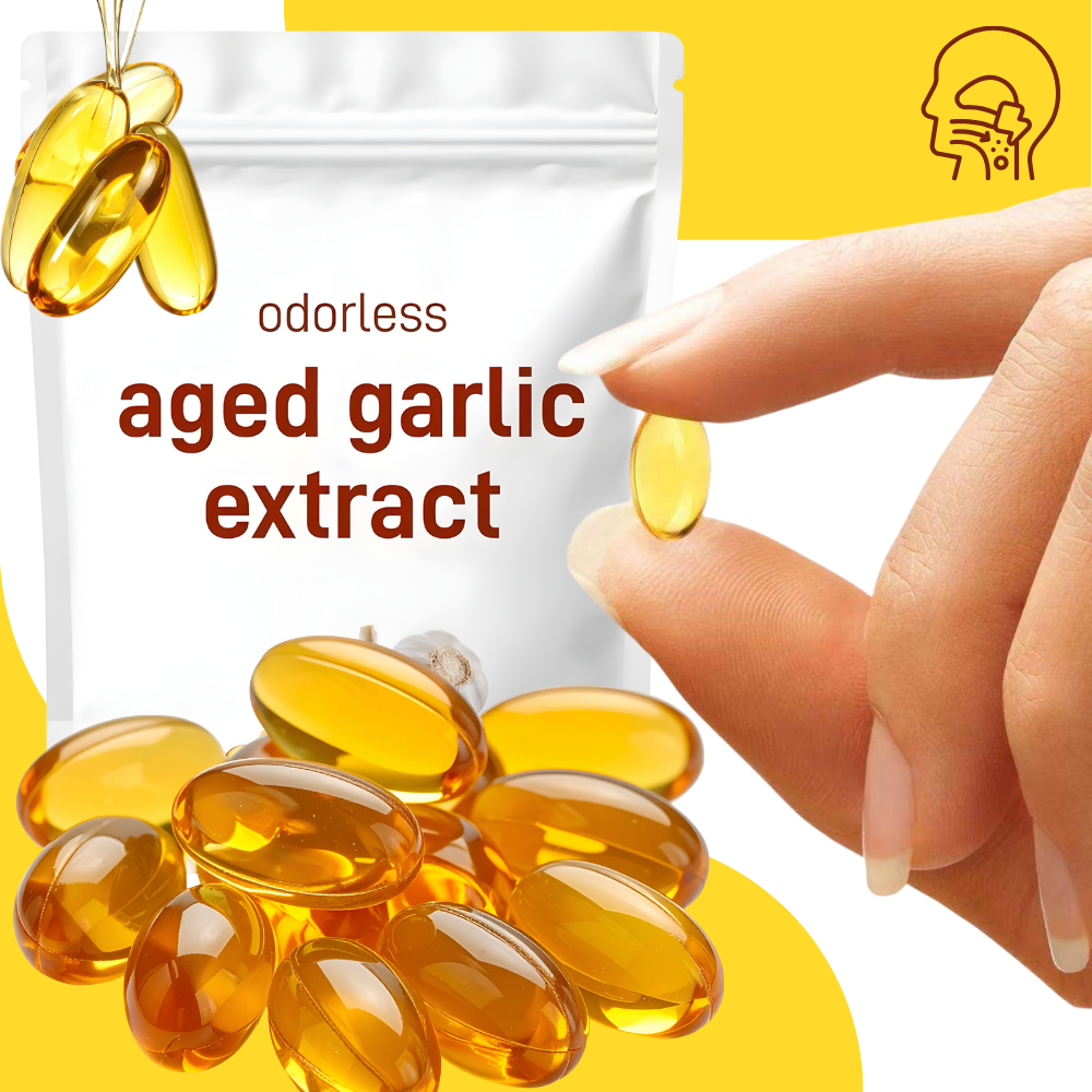Cápsulas blandas de extracto orgánico de ajo - Ozerty