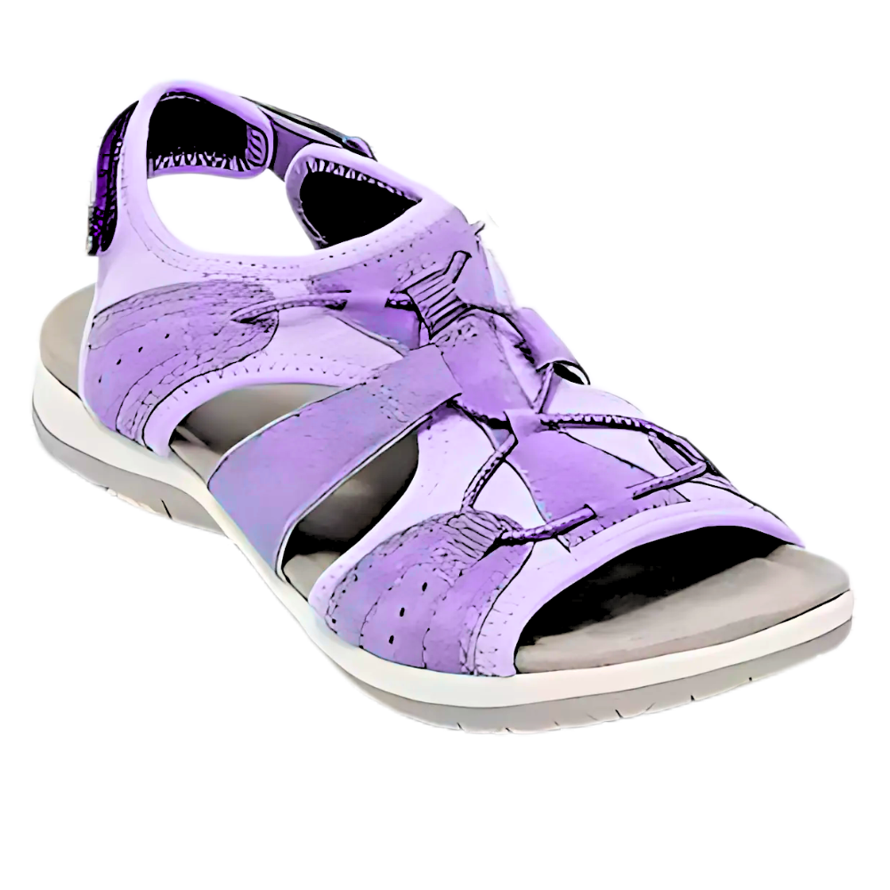 Sandalias antideslizantes con soporte ortopédico -Morado - Ozerty