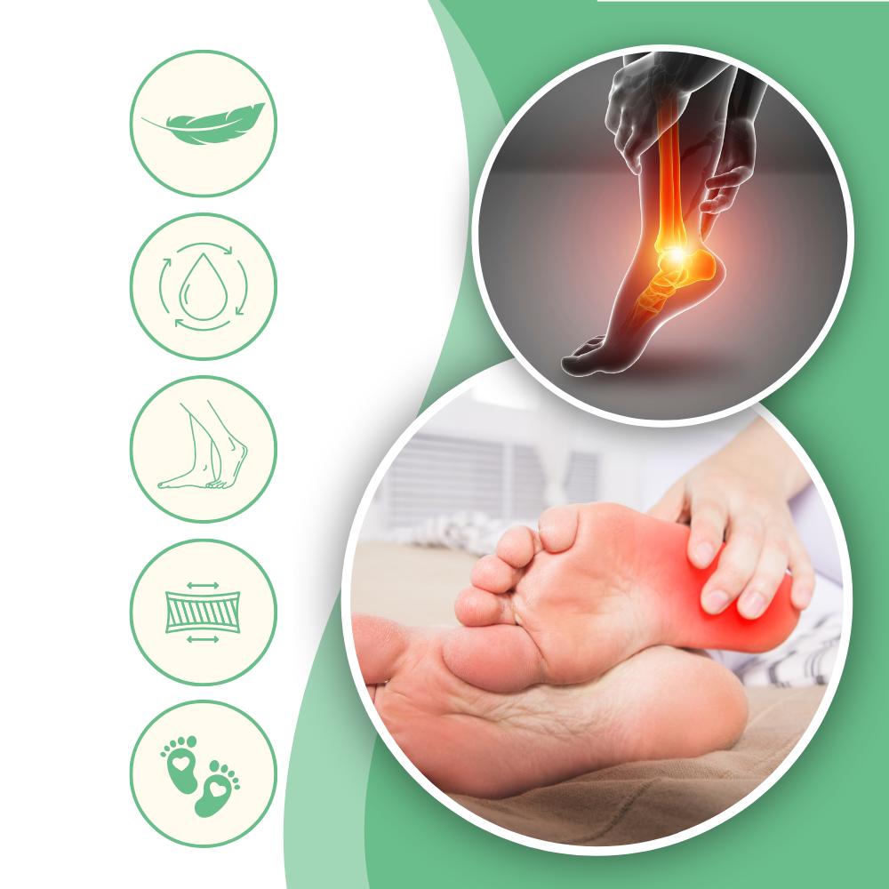 Calcetines para aliviar el dolor neuropático - Ozerty