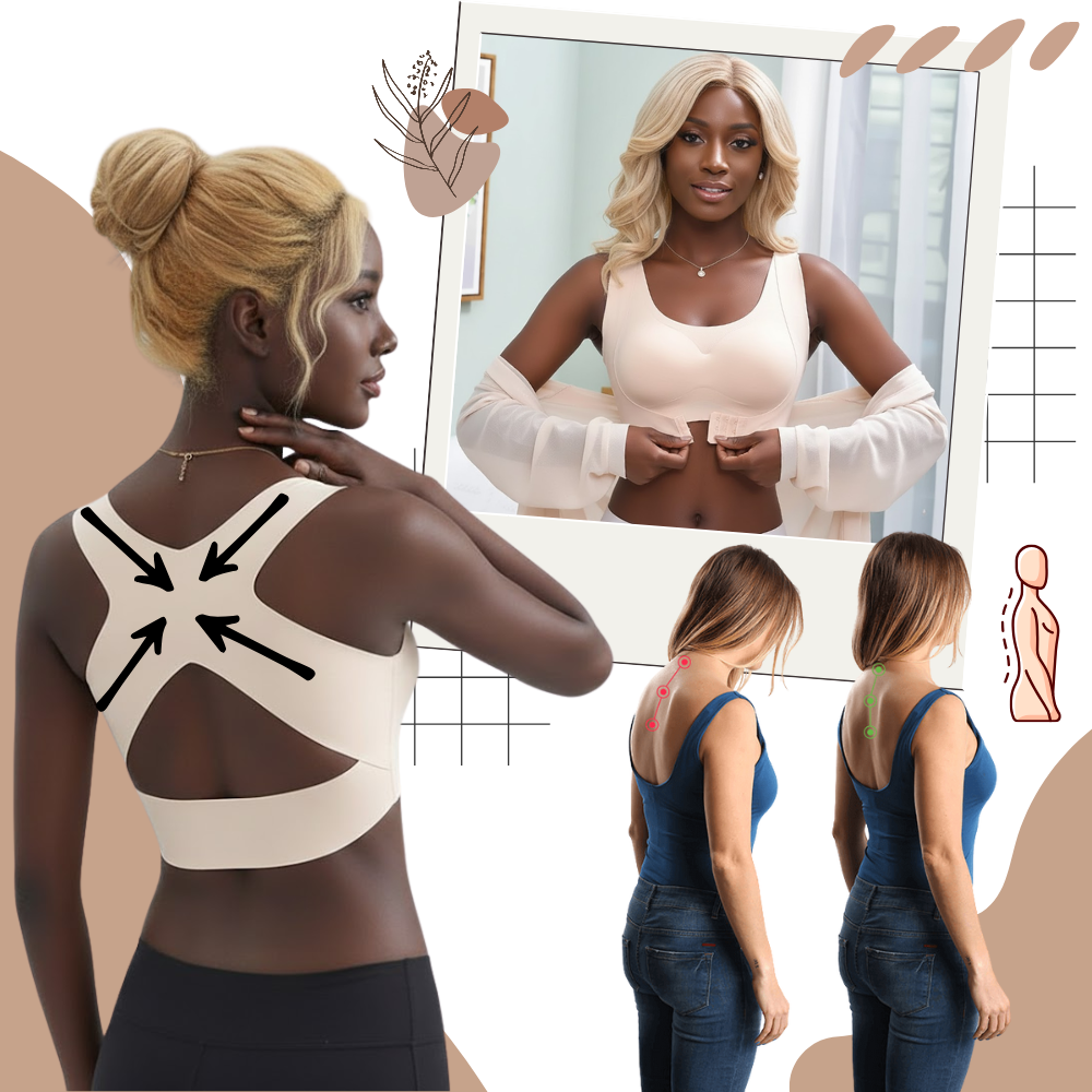 Sujetador sin costuras con soporte postural - Ozerty