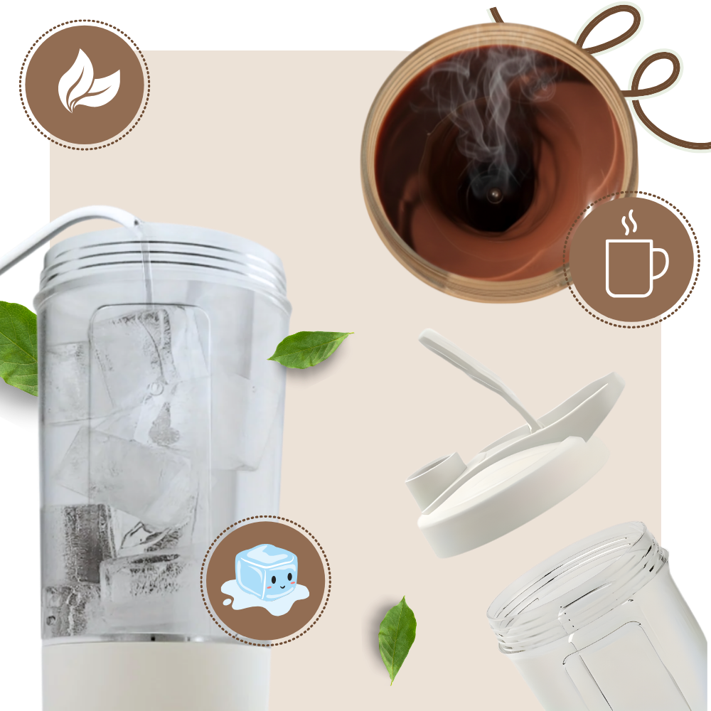 Copa con agitador de café Power Vortex - Ozerty