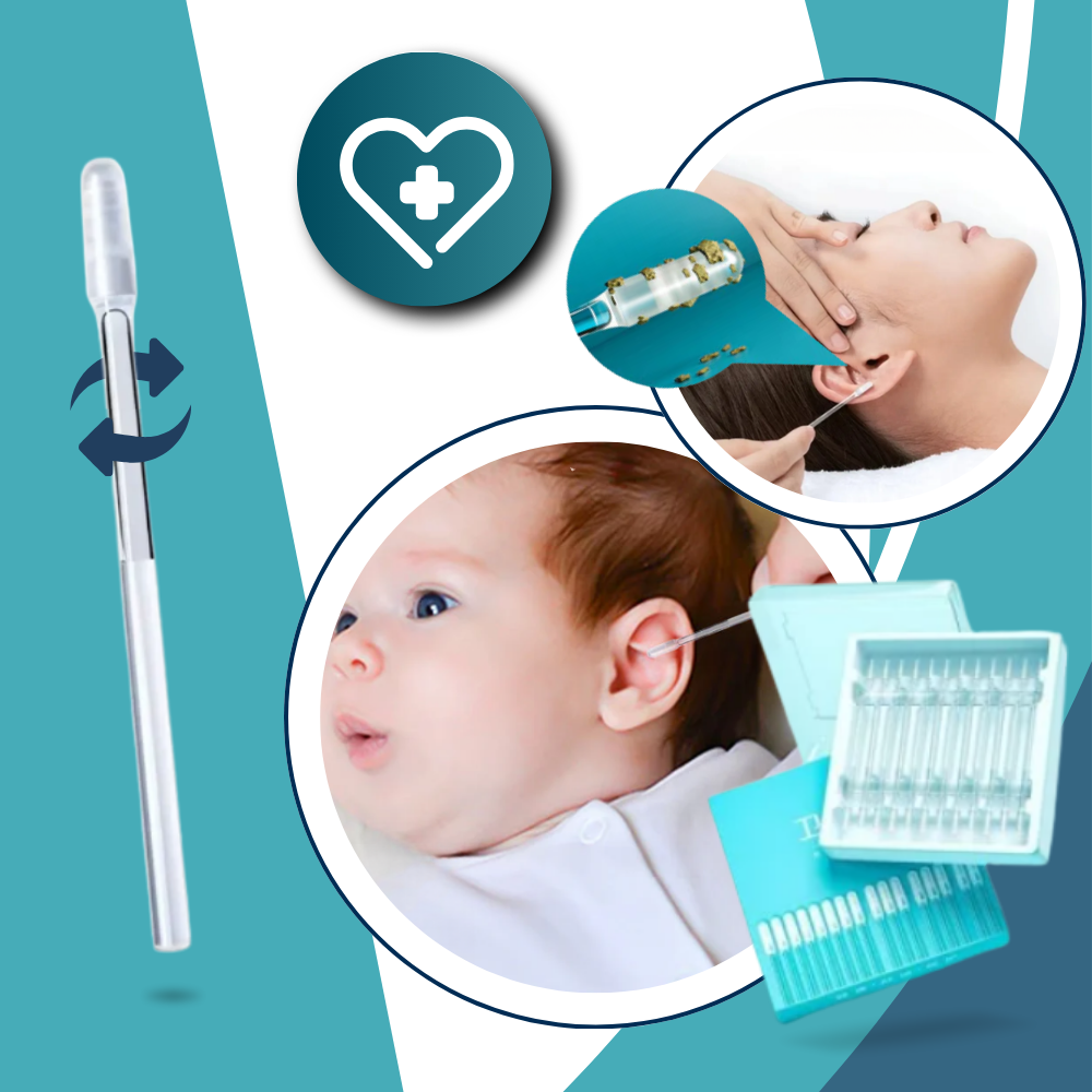 Bastoncillo reutilizable para cerumen, preciso y suave - Ozerty