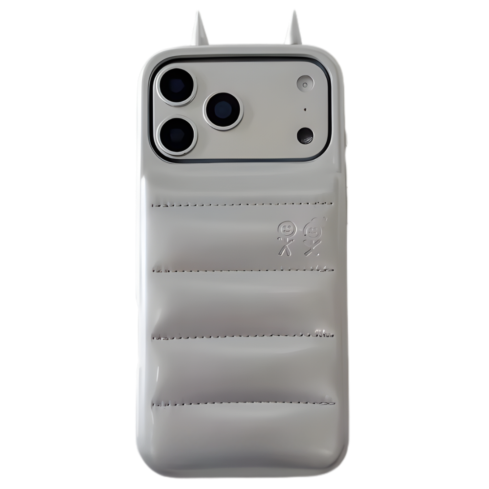 Funda para teléfono Puffer Horn -Gris - Ozerty