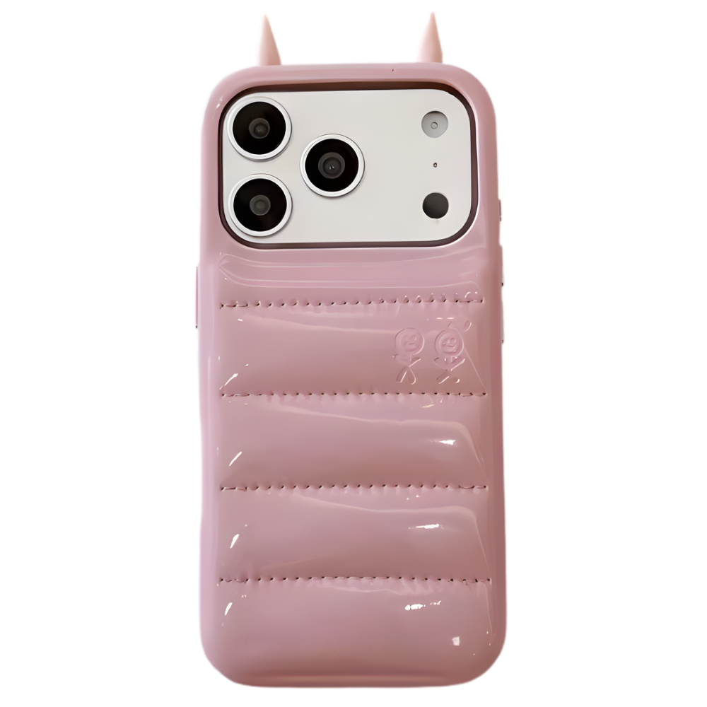 Funda para teléfono Puffer Horn -Rosa - Ozerty