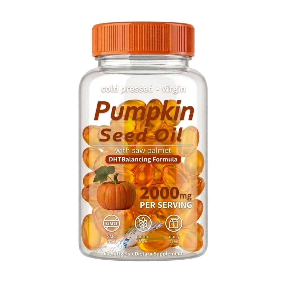 Cápsulas blandas de aceite de semillas de calabaza