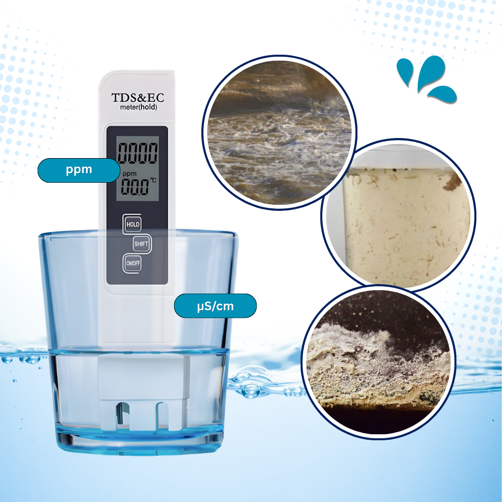 Medidor de calidad del agua Pure Safety - Ozerty