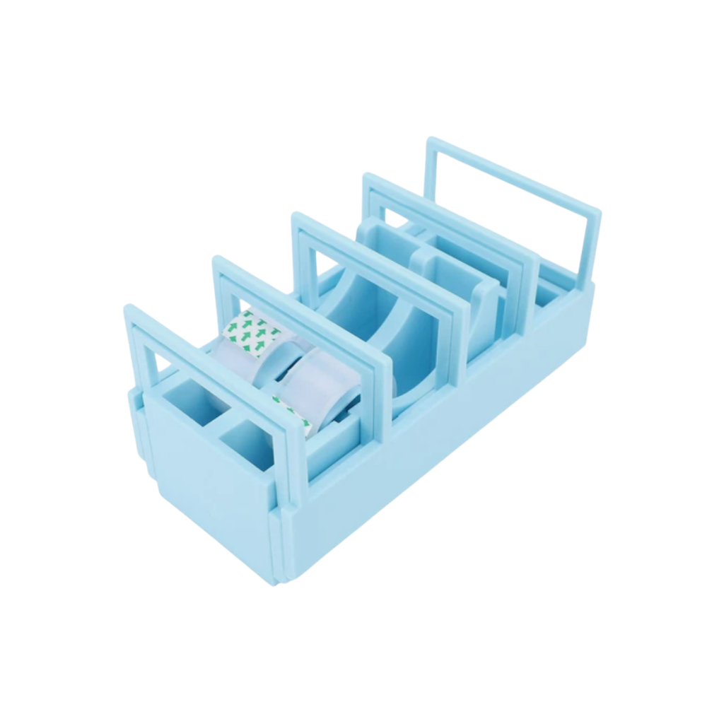 Soporte para cinta adhesiva -Azul - Ozerty